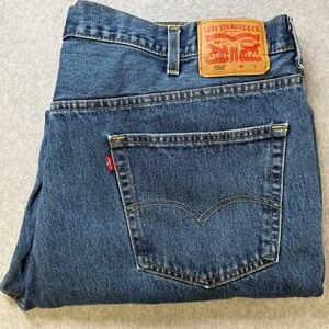 Levi's 550 Relaxed Fit Jeans 46x32 Blue Denim‎ Water Less